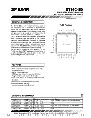 16C450 datasheet pdf Exar