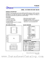 W24L01B-70LI datasheet pdf Winbond Electronics