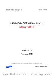 K4S560432E-NC75 datasheet pdf Samsung Electronic