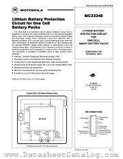 MC33348 datasheet pdf ON Semiconductor