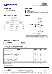 CMT4410 datasheet pdf Champion Microelectronic Corporation