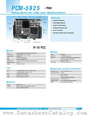 PCM-5825 datasheet pdf etc