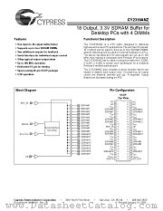 CY2318ANZOXC-11T datasheet pdf Cypress