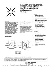 HCPL-270L500 datasheet pdf Agilent (Hewlett-Packard)