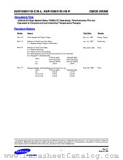 K6R1008V1B-I8 datasheet pdf Samsung Electronic
