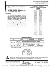 74CBT16244DGVRE4 datasheet pdf Texas Instruments