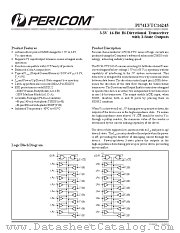 PI74LVTC16245 datasheet pdf Pericom Technology