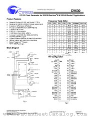 C9630 datasheet pdf Cypress