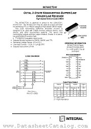 IN74ACT241 datasheet pdf INTEGRAL Semiconductor Devices