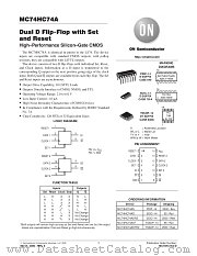 MC74HC74 datasheet pdf ON Semiconductor