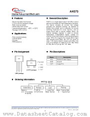 AH373-WA datasheet pdf Anachip