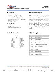 AP2001SA datasheet pdf Anachip