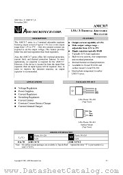AMC317T datasheet pdf ADD Microtech Corp