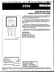UGN3501U datasheet pdf Allegro MicroSystems
