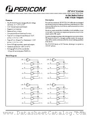 PI74VCX16244A datasheet pdf Pericom Technology