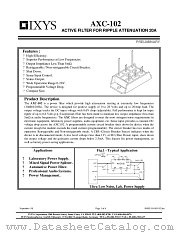 AXC-102 datasheet pdf IXYS Corporation
