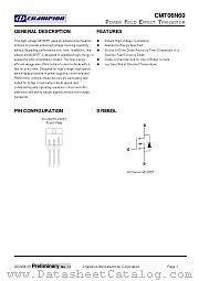 CMT06N60N220 datasheet pdf Champion Microelectronic Corporation