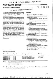 HM530281TT-25 datasheet pdf Hitachi Semiconductor