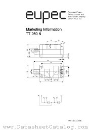 TT250N datasheet pdf Eupec
