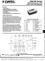 DAC-HK12BMM datasheet pdf Datel