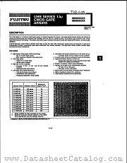 MB623XXX datasheet pdf Fujitsu Microelectronics