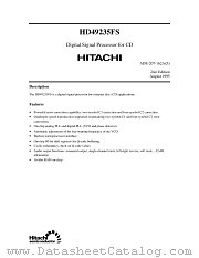 HD49235FS datasheet pdf Hitachi Semiconductor