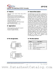 AP1518T5A datasheet pdf Anachip