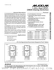 MAX4580-MAX4600 datasheet pdf MAXIM - Dallas Semiconductor