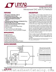 LTC1669-8CMS8 datasheet pdf Linear Technology