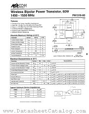 PH1516-60 datasheet pdf MA-Com