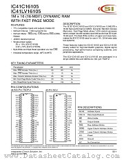 IC41C16105-60KI datasheet pdf Integrated Circuit Solution Inc