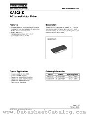 KA3021DTF datasheet pdf Fairchild Semiconductor