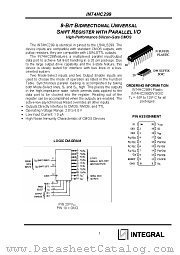 IN74HC299N datasheet pdf INTEGRAL Semiconductor Devices