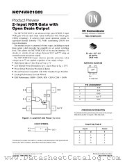 MC74VHC1G03DFT1 datasheet pdf ON Semiconductor