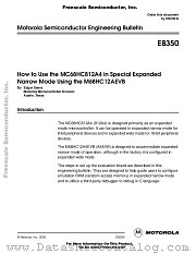 EB350 datasheet pdf Freescale (Motorola)