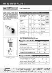 FC-2A datasheet pdf Mitel Semiconductor
