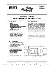 ISO164 datasheet pdf Burr Brown
