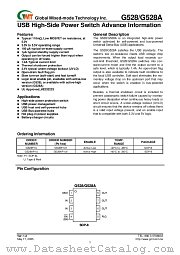 G528A datasheet pdf Global Mixed-mode Technology
