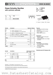 DSSK80-0008 datasheet pdf IXYS Corporation