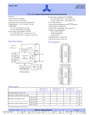 AS7C1025-20JC datasheet pdf Alliance Semiconductor
