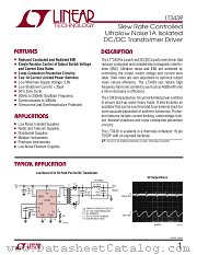 LT3439EFE datasheet pdf Linear Technology