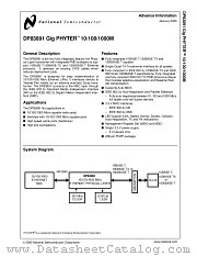 DP83891 datasheet pdf National Semiconductor