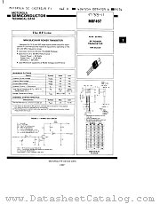 MRF497 datasheet pdf Motorola