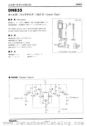 DN835 datasheet pdf Panasonic