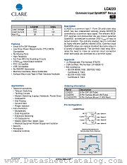 LCA220S datasheet pdf Clare Inc