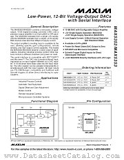 MAX5352BCUA datasheet pdf MAXIM - Dallas Semiconductor