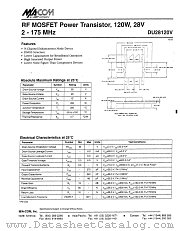 DU28120V datasheet pdf MA-Com