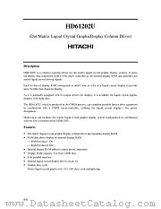 HD61202UTE datasheet pdf Hitachi Semiconductor