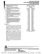 54ACT16652 datasheet pdf Texas Instruments
