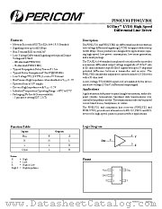 PI90LV01 datasheet pdf Pericom Technology